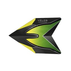 Plumas Harrows Darts Voos Velos Verde Amarelo 1016