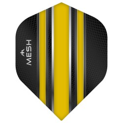 Plumas Mission Darts No2 Std Mesh Amarelo