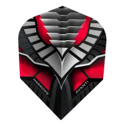 Plumas Harrows Darts Voos Avanti Red 7401