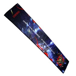 Cuesoul Long Dart Towel Microfibra Fire Skull