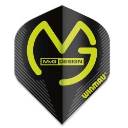 Plumas Winmau Darts Michael Van Gerwen Mega Std Black Logo Mvg  6900.231