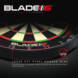 Diana Winmau Das ist Blade 6 Triple Core Dartboard 3032.