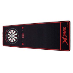 Protector de chão Dart Mat Xqmax Sports Preto Vermelho Dartboard 180 Qd2100021