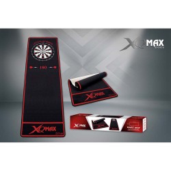 Protector de chão Dart Mat Xqmax Sports Preto Vermelho Dartboard 180 Qd2100021