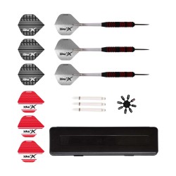 Pack Xqmax Rubberisierte Dart Set 23gr Steel Tip Qd7000660