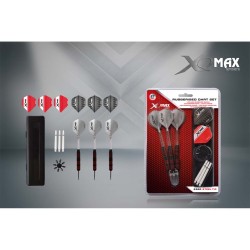 Pack Xqmax Rubberisierte Dart Set 23gr Steel Tip Qd7000660