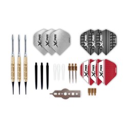 Xqmax Darts Braun Modell Brassgift Set 16-21g Qd7000120