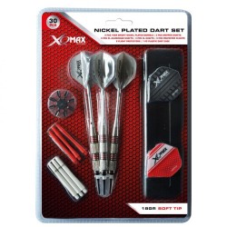 Packung Xqmax Nickelplattierte Darts