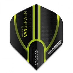 Plumas Winmau Darts Prism Mvg Negro Verde 6915.143