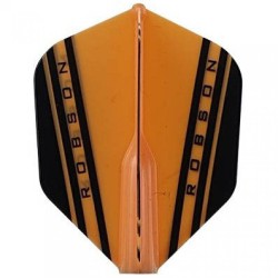 Pluma Bulls Darts Robson Padrão Small V Orange Ro-51742