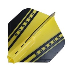 Pluma Bulls Darts Robson Padrão V Amarelo Ro-51746