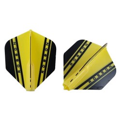 Pluma Bulls Darts Robson Padrão V Amarelo Ro-51746