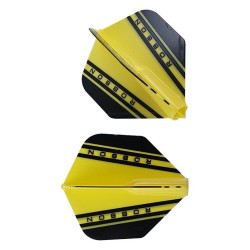 Pluma Bulls Darts Robson Padrão V Amarelo Ro-51746