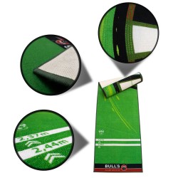 Protector Suelo Bulls Carpet Mat 120 Green Darts Board De  67809