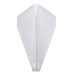 Plumas Cosmo Darts Flight Pro V-1 Branco