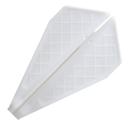 Plumas Cosmo Darts Flight Pro V-1 Branco