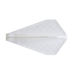 Plumas Cosmo Darts Flight Pro V-1 Branco