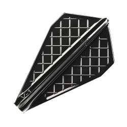 Fülle Cosmo Darts Flights Flight Pro V-1 Schwarz