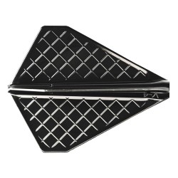 Fülle Cosmo Darts Flights Flight Pro V-4 Schwarz