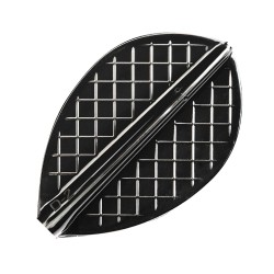 Fülle Cosmo Darts Flights Flight Pro D-2 Schwarz