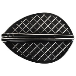 Fülle Cosmo Darts Flights Flight Pro D-3 Schwarz