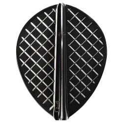 Fülle Cosmo Darts Flights Flight Pro D-4 Schwarz