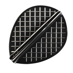 Fülle Cosmo Darts Flights Flight Pro D-4 Schwarz