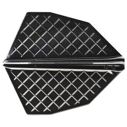 Fülle Cosmo Darts Flights Flight Pro S-5 Schwarz