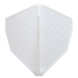 Plumas Cosmo Darts Flight Pro S-6 Branco