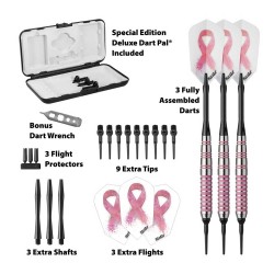 Dardo Fat Cat Darts Viper Pink Lady 16gm Prata 20-0625-16