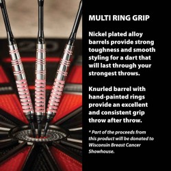 Dardo Fat Cat Darts Viper Pink Lady 16gm Prata 20-0625-16