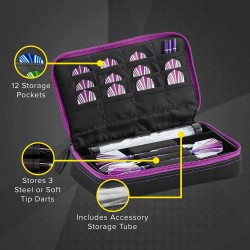 Casemaster Plasma Darts Purple 36-0700-06