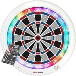 Pack Diana Elektronische Weiße Granboard3s + Darts