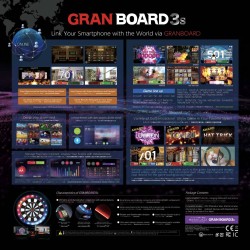 Pack Diana Elektronische Weiße Granboard3s + Darts