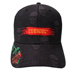 Kappe Cuesoul Darts Cap Roses Schwarz Cs-mz-01