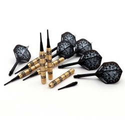 Dardo Lote Cuesoul Darts Jazz Metal Soft Tip 19g 2 Sets (6 Darts) Csjm-jmrj19