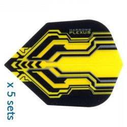Harrows Darts Plexus Yellow Standard 5 Sets (15 Federn)