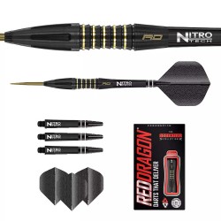 Darts Red Dragon Clarion Schwarz 90% 24g Rdd2148