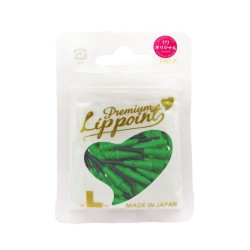 Pontas Lippoint Premium Gradiente Preto Verde Natural N9 2ba 25mm 30 unidades N9-premlip-verde/preto