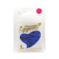 Puntas Lippoint Premium Gradient Preto Azul Natural N9 2ba 25mm 30unid N9-premlip-azul/preto