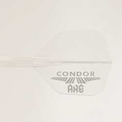 Plumas Condor Axe Shape Clear Logo S 21.5mm 3 Uds.