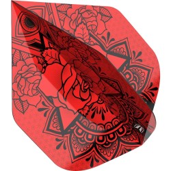 Plumas Target Darts Flights Ink Pro Red No2 Standard  335430