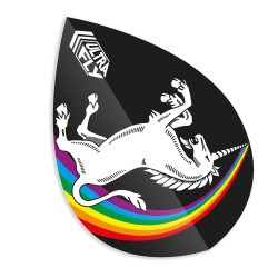 Fülle Unicorn Darts Ultrafly100 Pear Xtra Raimbow Schwarz 68979