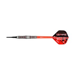 Darts One80 Black J 21 02 Soft Tip 90% 19gr 7787