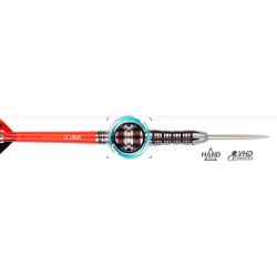 Darts One80 Black J 21 02 Steel Tip 90% 21gr 7788