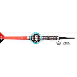 Darts One80 Black J 21 01 Soft Tip 90% 19gr 7783