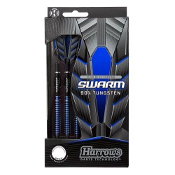 Dardos Harrows Darts Swarm Vivid Blue Steel Tip 90% 24g