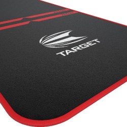 Protector de solo Dart Mat Protector de solo Target Darts Campeão do Mundo Red Trim 109055