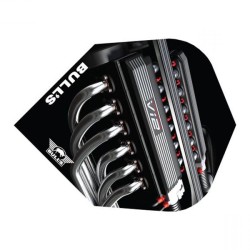 Fülle Bulls Darts Flights Powerflite Standard 6 V12 50768