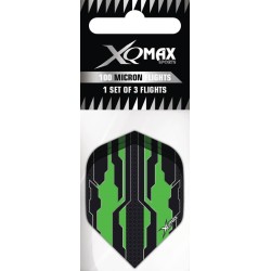 Plumas Flights Xqmax Darts Terminator Standard Verde Qd7600790